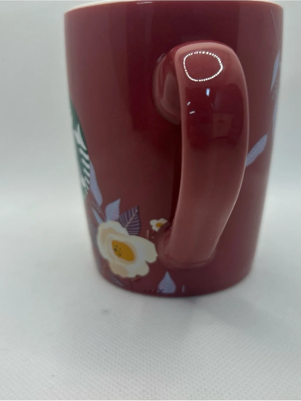Starbucks Coffee Cup 2020 Mauve Pink Rose Floral Flower Mermaid Tea Mug 10 oz